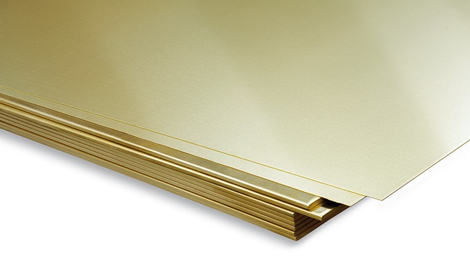 Chapa de latón laminada para aplicaciones industriales y decorativas. Bronm...