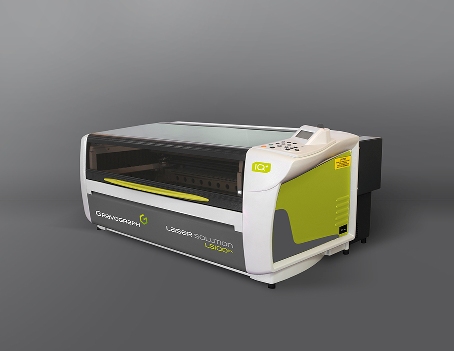 Pulsed fiber laser marking machine with a very large marking area (610 x 305 mm) is ideal for markin...