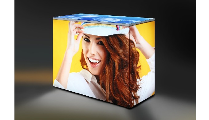 Table Light Box for Trade Show Counter is one of our top-selling trendy portable display booth acces...