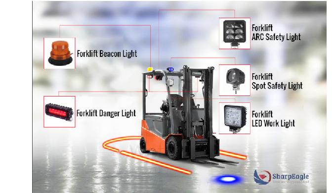 The safety warning lights help to prevent dangerous collisions, Letting the pedestrian know that the...