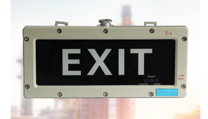 The ex-proof exit sign by SharpEagle is highly durable and has corrosion resistance owing to the use...