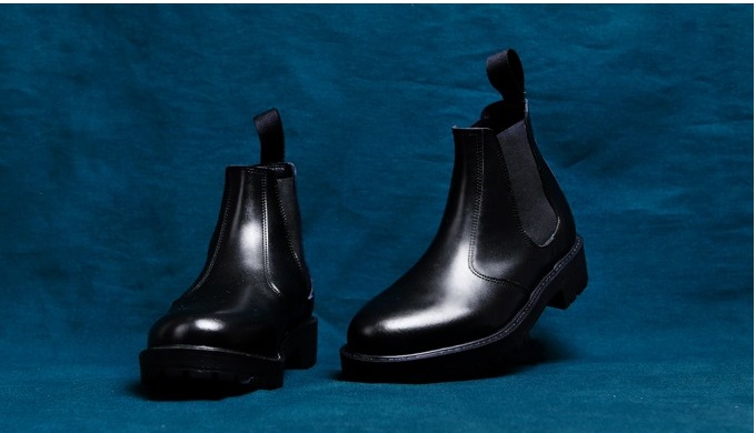 4.5cm Real Leather Chelsea Boots CODE NO. CR0011 “ ROUTINE” INSOLE. EASYREST / COTSOLE. RUBBER SOLE ...
