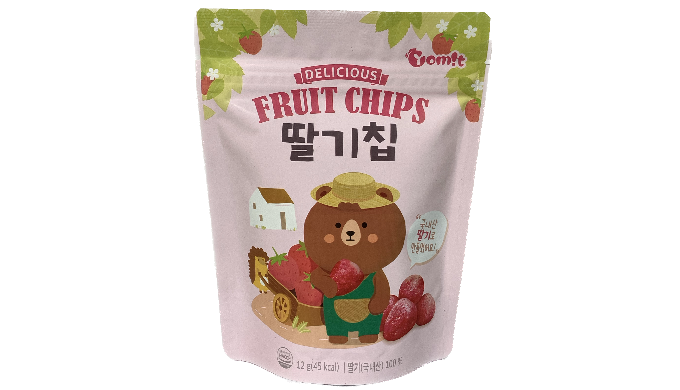 Strawberry Chip 1. Freeze-dried fruit chips made from 100% strawberry 2. Strawberry taste, aroma, an...