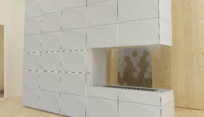 It can create a unique and healthy space by using a three-dimensional pattern in flat simple space. ...