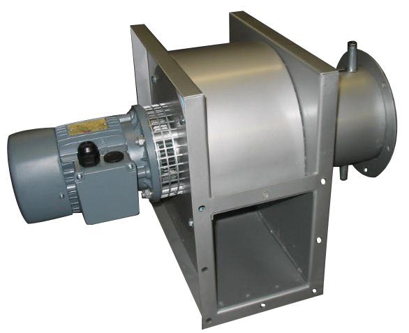 Extracteur de fumée, gaz chauds, centrifuge, volute et turbine à action en acier galvanisé ou inox s...