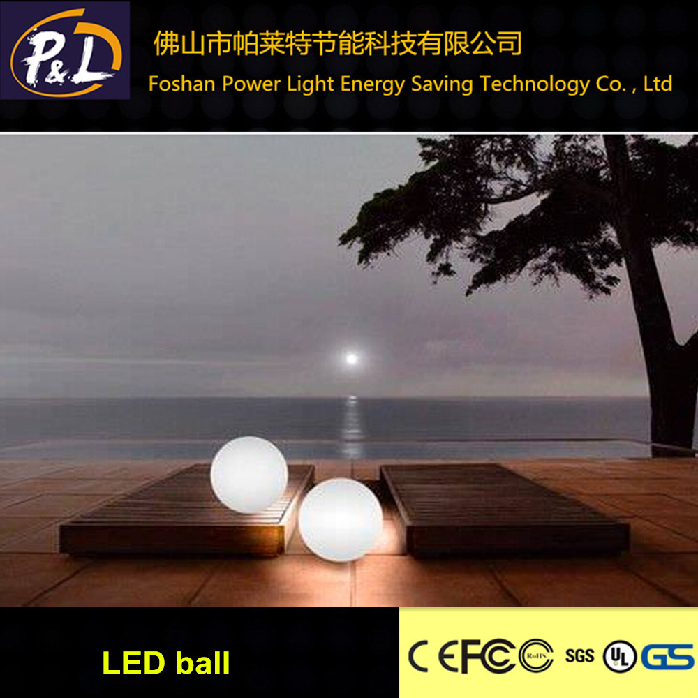 Detailed specifications of LED Ball: Size: Dia60cm Material:PE plastic power of LED light:1.68w-4.8w...