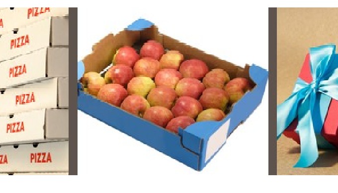 Manufacture of custom cardboard boxes for companies.