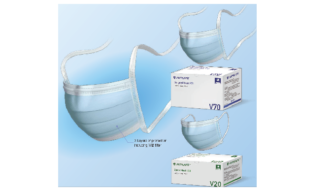 Disposable medical mask 3 Layers of protection including MB filter