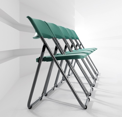 Folding chair F-100 [Simple & Basic] F-100 is the best selling product of C.WORLD. It is light b...