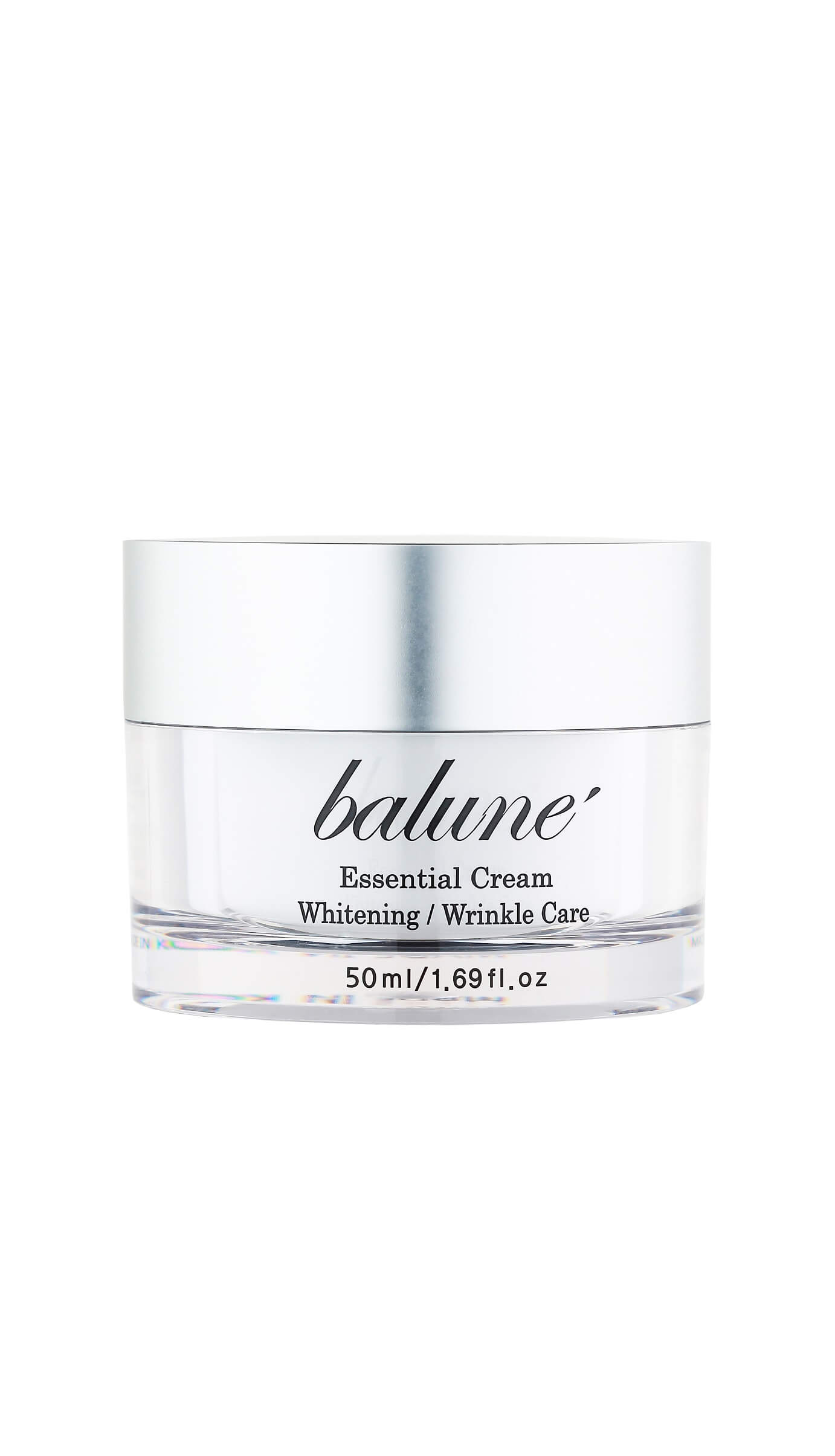 Balune Essential Cream containing exclusive blended formula of rich horse fat nourishes and hydrates...