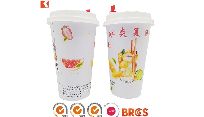 Key Specifications/Special Features: 500ml cup beverage cup using the high-end composite in-mold lab...