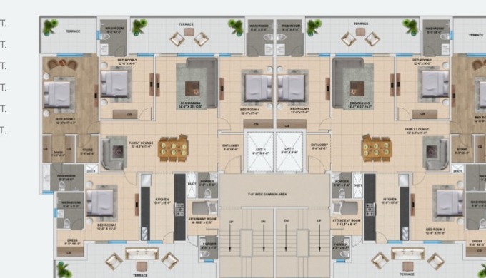 the ananta aspire zirakpur brings you ultra-luxurious properties ( 3, 3+1 and 4+1 bhk flats) in zira...