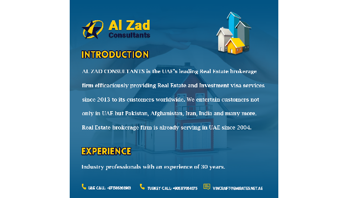 AL ZAD CONSULTANTS is the UAE's leading Real Estate brokerage firm efficaciously providing Real Esta...