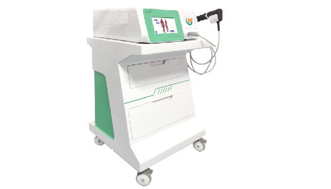Pneumatic ballistic extracorporeal pressure shock wave therapy device ESWT is a device that comprese...