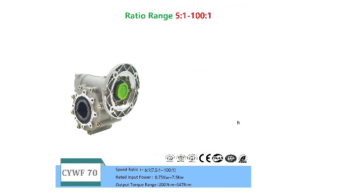 Key features • ABB、SIEMENS and other high-end motors can be installed together with our Worm Gear Re...