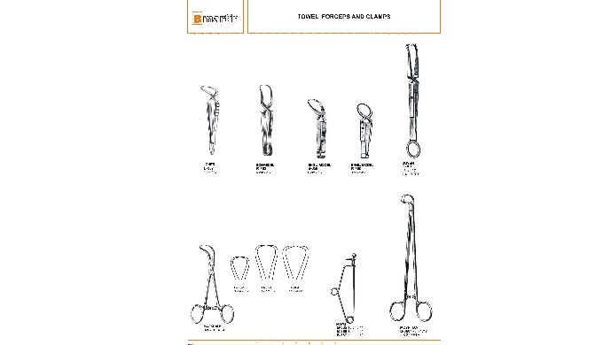 Towel Forcep and Clamps