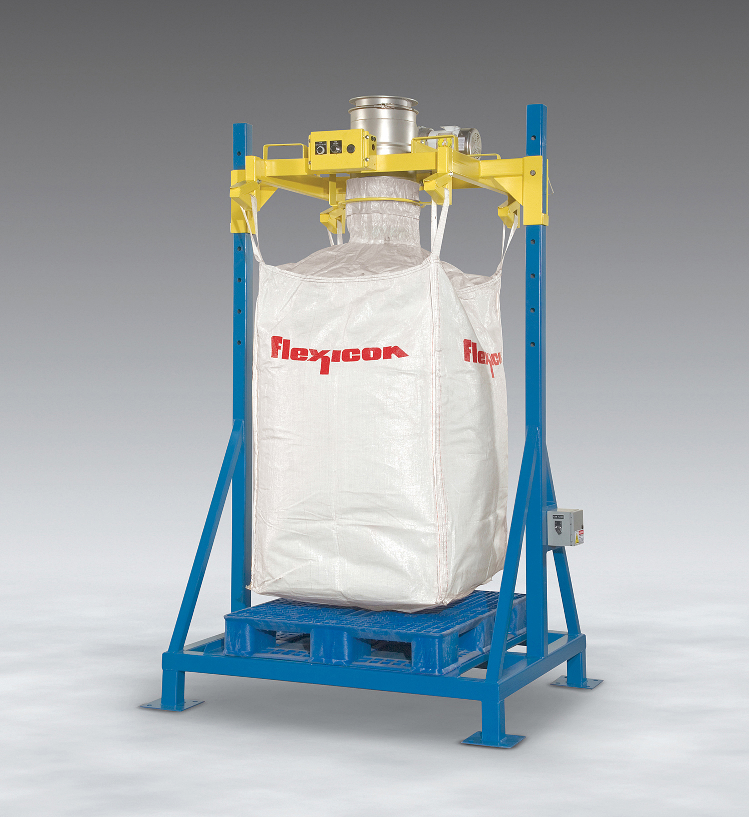 A lighter-duty version of Flexicon’s heavy-gauge TWIN-CENTERPOST™ Bulk Bag Filler*, the BASIC Filler...
