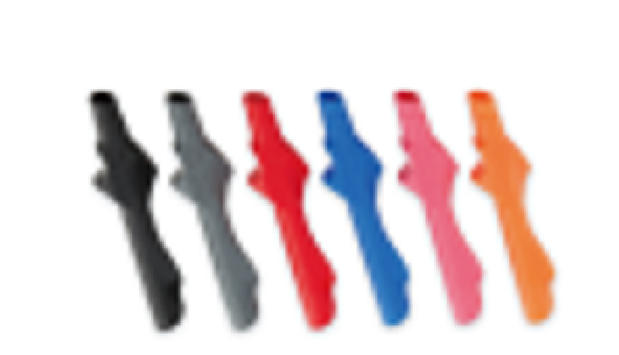 Putter grip with the finger locking construction allowing straightness, upper blow strokes, and prev...