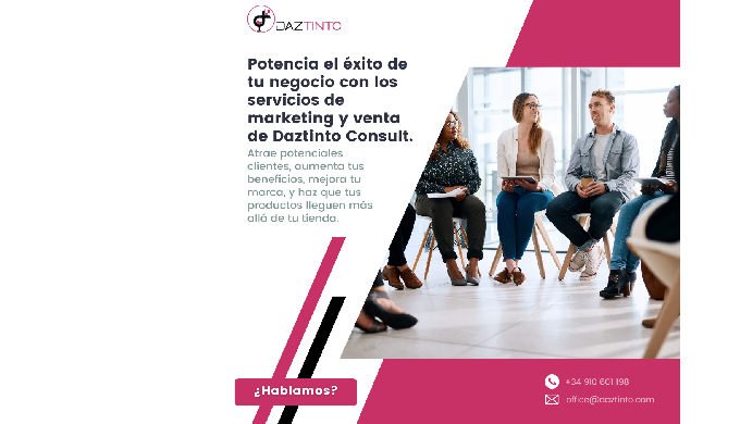 Entre nuestros productos también cabe explicar detalladamente las distintas acciones de marketing qu...