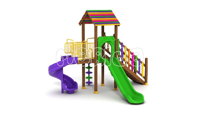 Ahşap Oyun Parkı Çam Serisi ÇOG-04