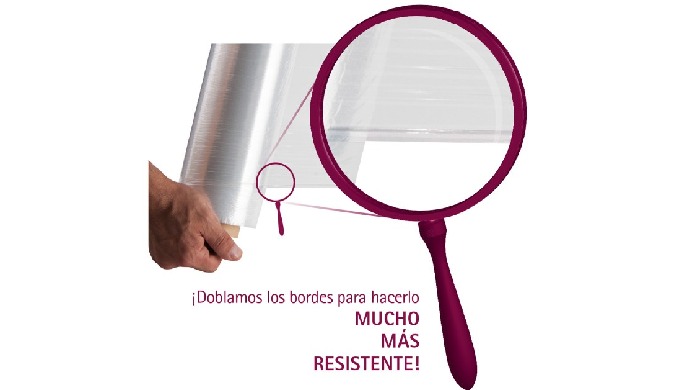 PREXTIRADO - Prestirado stretch film with reinforced edges
