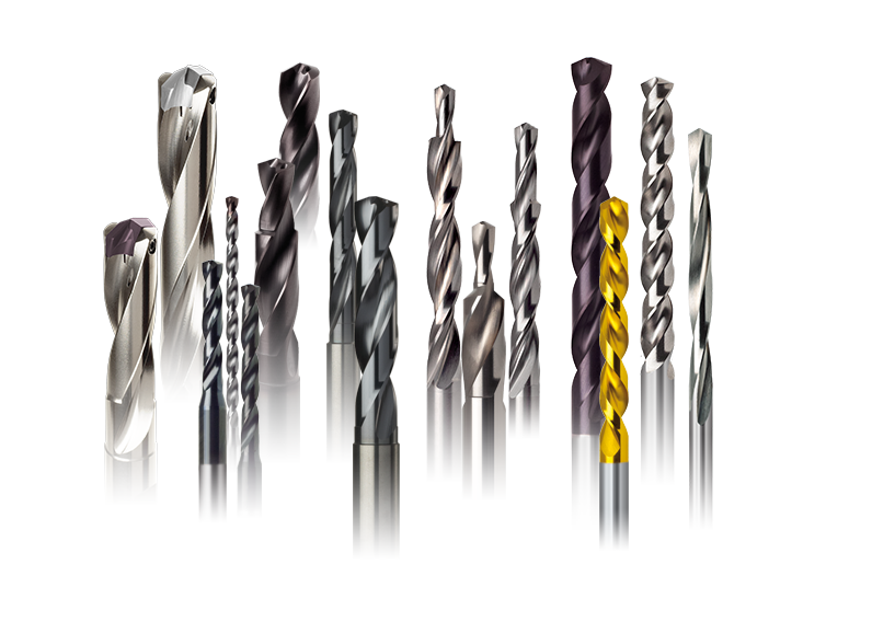 Vårt utbud av borrar sträcker sig från mikroprecisions borrar Ø0,1 mm till specialborrar med Ø180 mm...