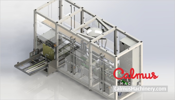 Monoblock Case Packer Cartoning Machine for Packaging Stand Up Pouches