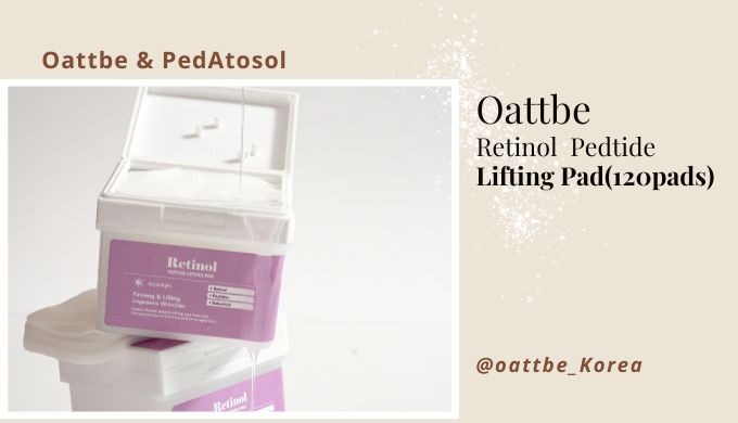 OATTBE Retinol Peptide Lifting Pad (120 Pads) Erase the Traces of Time with OATTBE Retinol Peptide L...