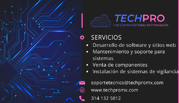 Desarrollo de software a la medida de tu empresa.