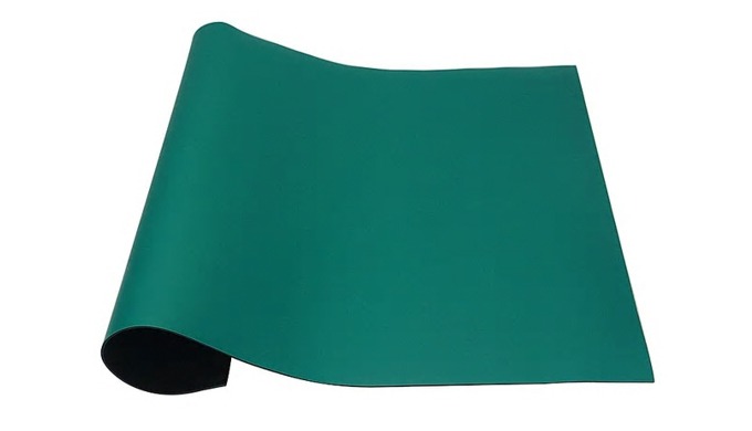 ESD control products used when working in a semiconductor factory or clean room, : Esd table mat, wi...