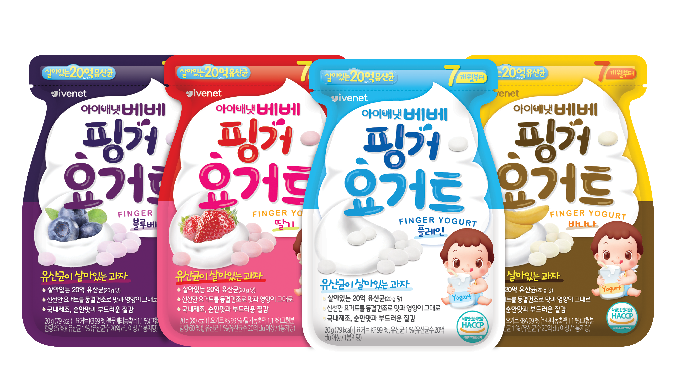 Yogurt finger snack only for baby with 2bilion of fresh probiotics ·2 packages of yogurt(100g) in on...