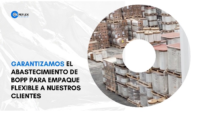 Ofrecemos bobinas de polipropileno para empaque flexible como bopp transparente, blanco cavitado, me...