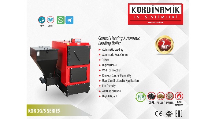 Kordinamik KOR 3G/S Industrial Automatic Loading Boiler is a highly efficient and durable heating sy...