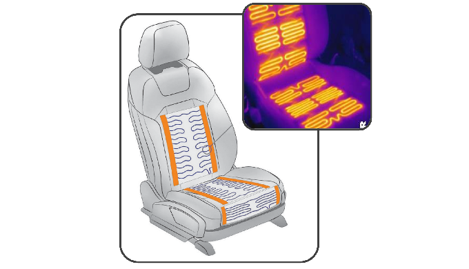 Unsere Heizelemente, entwickelt für Fahrzeugsitze, entsprechen in Design und Komponenten Ihren Anspr...