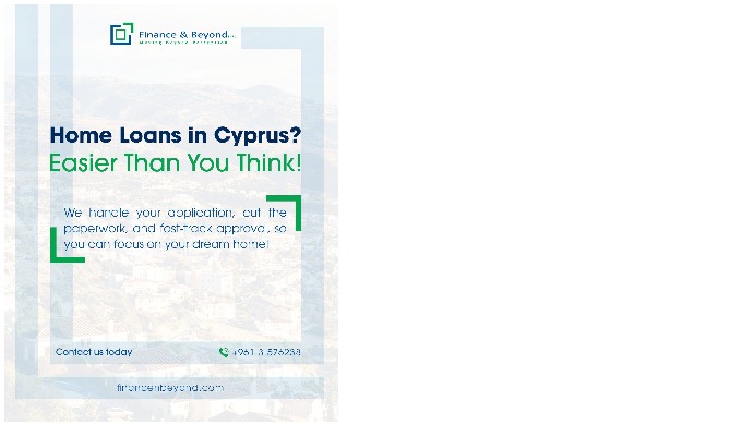Own your dream apartment in Cyprus with only 40% down! The remaining 60% can be financed over 10 yea...