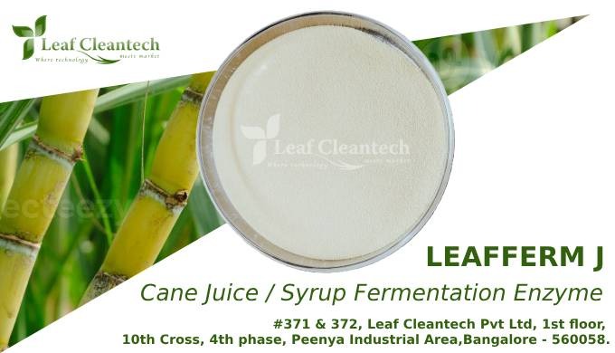 LEAFFERM J is a specialized enzyme for cane juice/syrup fermentation, enhancing efficiency by conver...