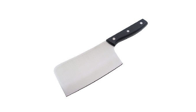 For chopping meat and splitting bones efficiently. Steel blades are made of martensitic stainless st...