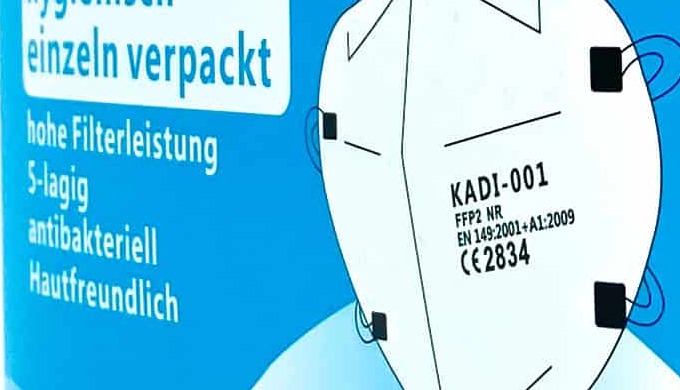 Die KADI-001 FFP2 Maske wird regelmäßig von einer deutschen Prüfstelle „Palas GmbH“ kontrolliert, da...