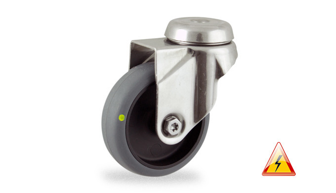 Swivel castor 100mm castor with hole fiting