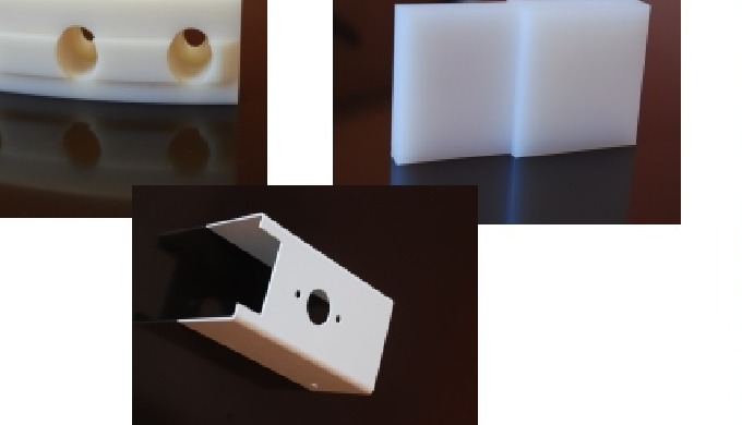 Machined parts made of technical plastics