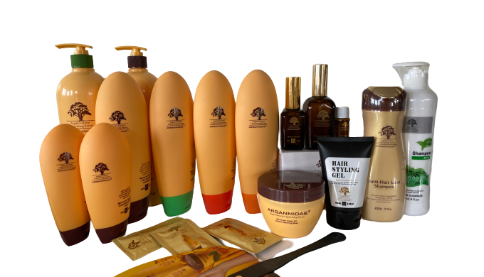Arganmidas Moroccan Argan Oil Acid Shampoo 450ml+ Arganmidas Clear Hydrating Conditioner 450ml+ Arga...