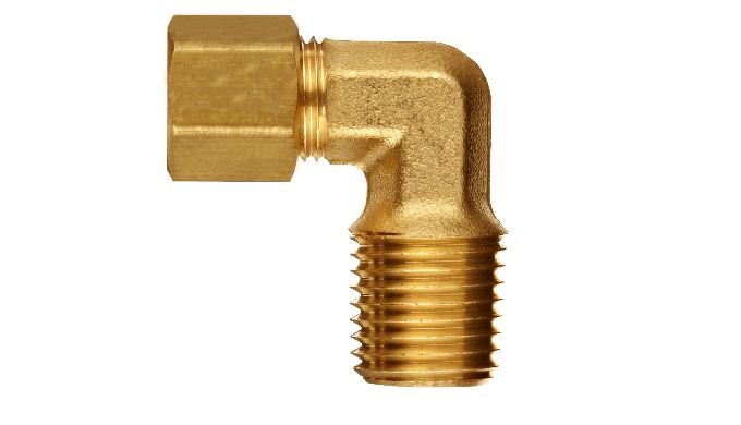 90 Degree Brass Pipe Elbow