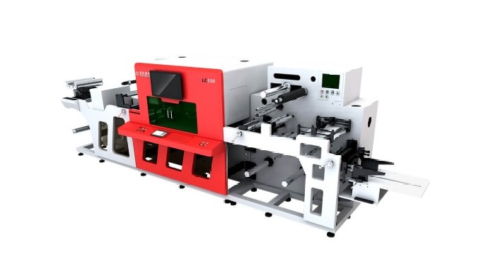Máquina troqueladora láser de etiquetas LC350