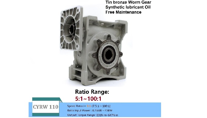 Key features • ABB、SIEMENS and other high-end motors can be installed together with our Worm Drive G...