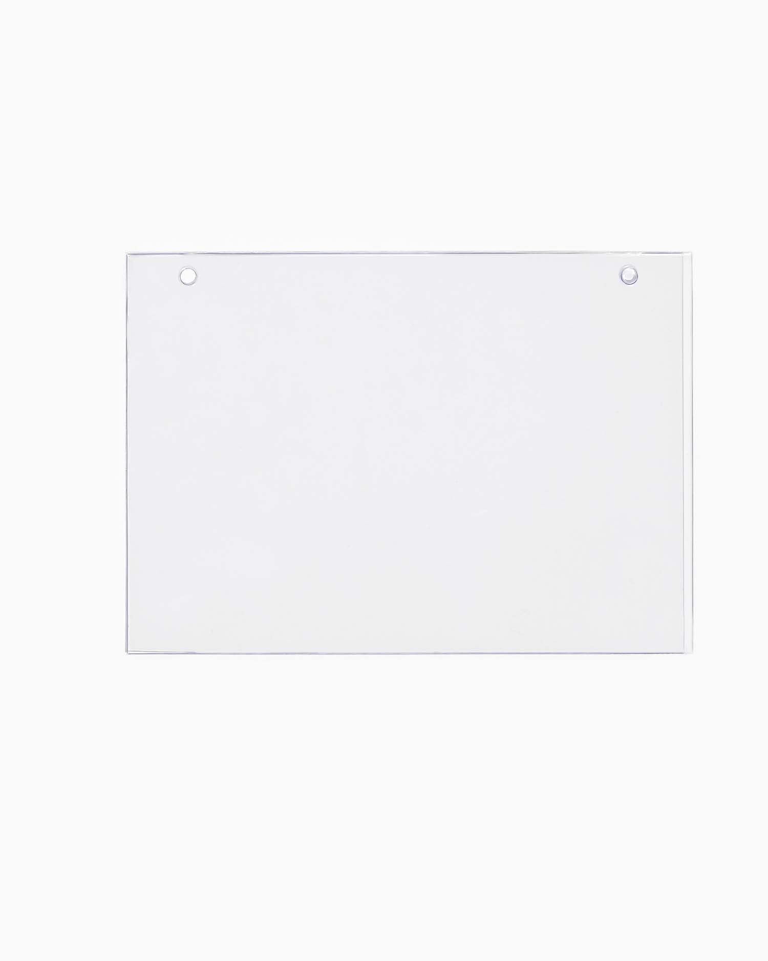 9 x 6-3/8 Side load sleeve with two 1/4 holes on top