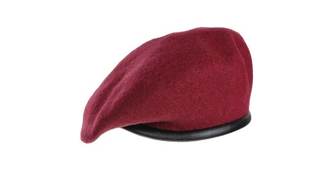 We are Manufacturer & Supplier of Military Beret Caps Material - 100% Woolen, Acrylic and Synthe...