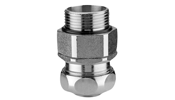 The USDR metal connection with rotatable metric external thread provides a secure, force-fit connect...