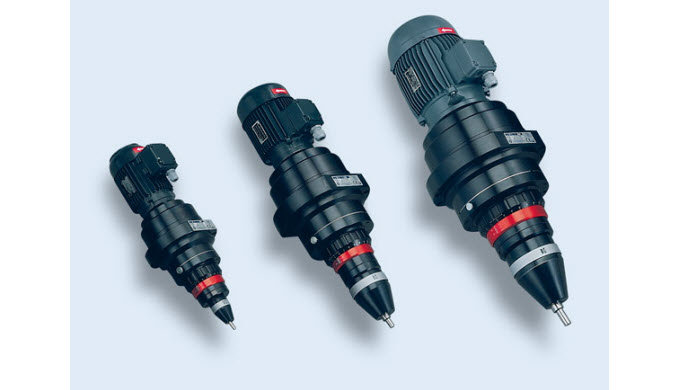 The cold forming spindle serves as a flexible unit for mounting on rotary table transfer equipment o...