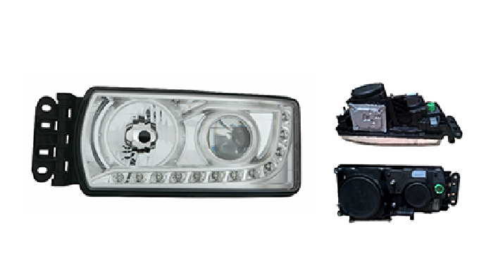 Erar front headlight with control unit suitable for IVECO Stralis.