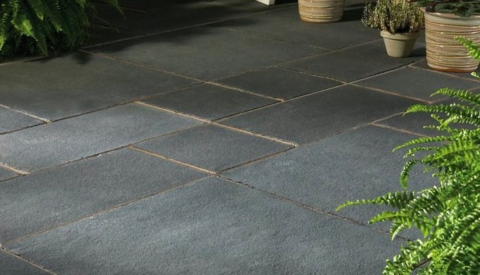 Midnight Black Limestone is perfect for creating a durable, hard-wearing patio with a stunning finis...